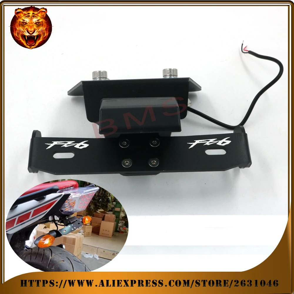 Мотоцикл крыло регистрации номерной знак крепление задний фонарь LED держатель