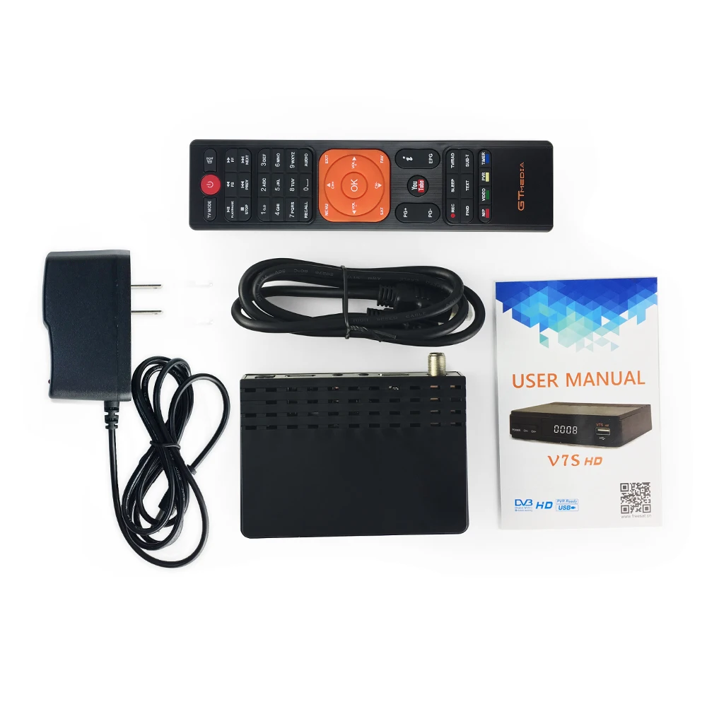 GTMedia V7S HD TV LNB Freesat DVB S2 1080P спутниковый ресивер 1 год Европейский Cline Upgrade V7 с USB