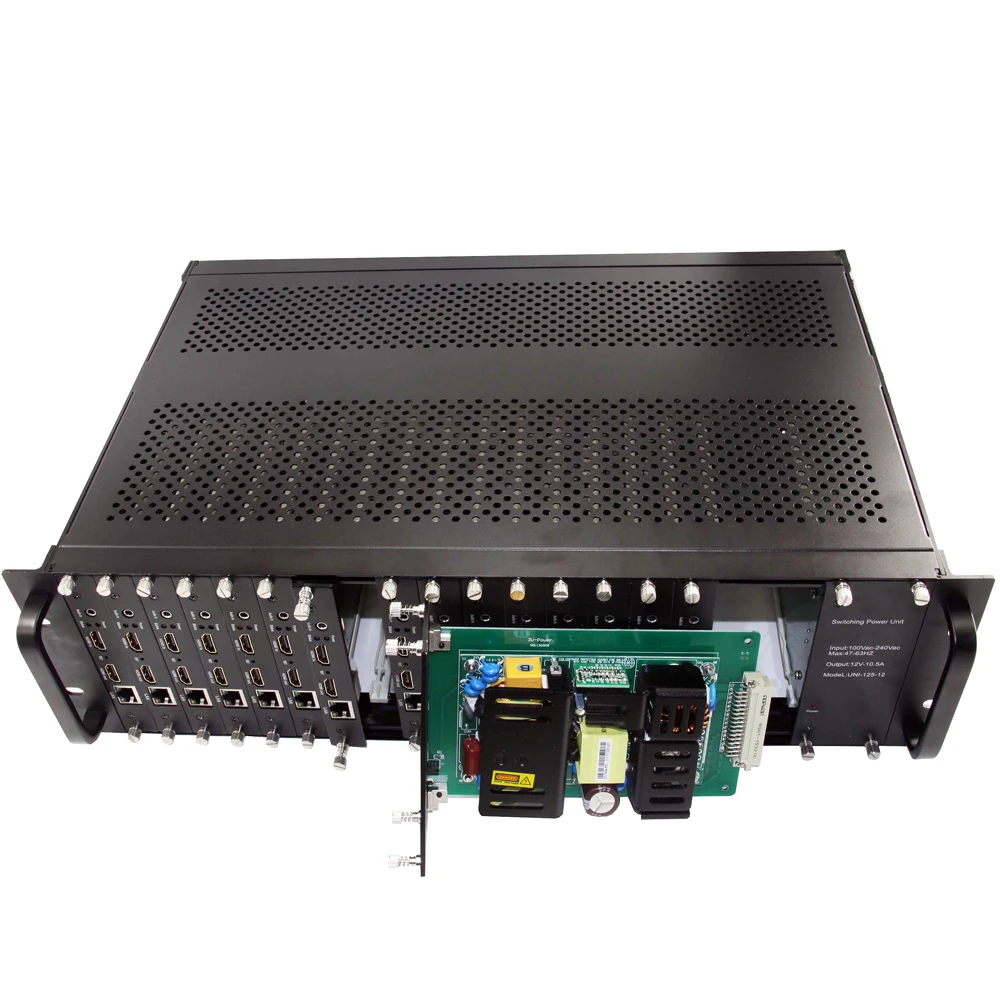 MPEG4 3U 16 каналов HDMI + MIC к IP датчику потока в реальном времени H.264 1 RTMP видео