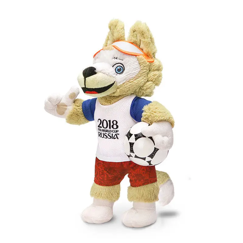 Аниме фигурка Русская модель di Calcio Mascotte Zabivaka Lupo Peluche Regalo дель Giocattolo|Персонажи