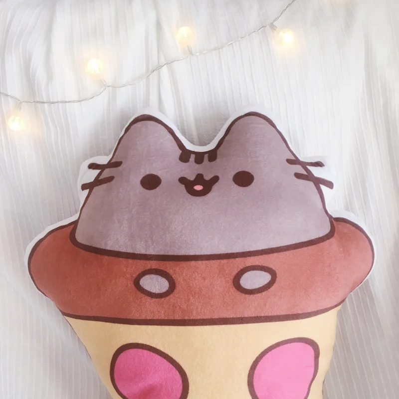 Мультяшная игрушка для пиццы, кошки, мороженого, кошки, подушка, детская игрушка, Детские сопроводительные куклы, комфортные куклы, подарки на праздник