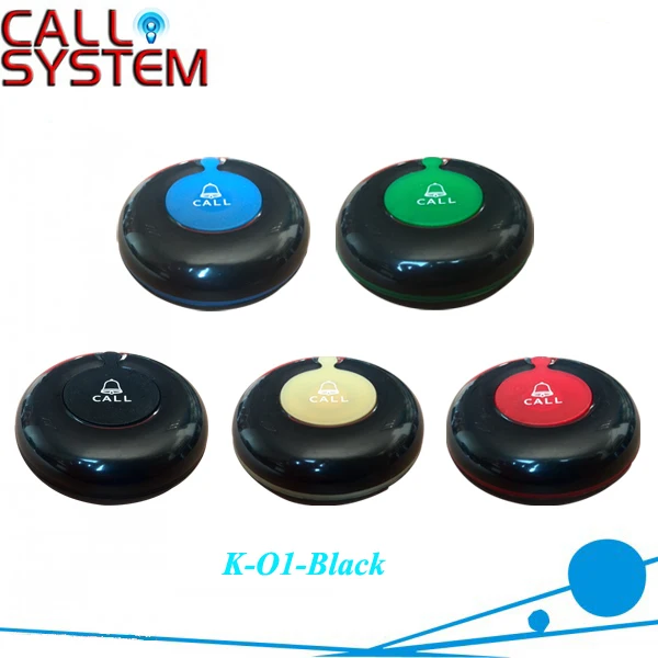 

30pcs K-O1 Newest waterproof 1-key transmitter Electronic table ordering button system