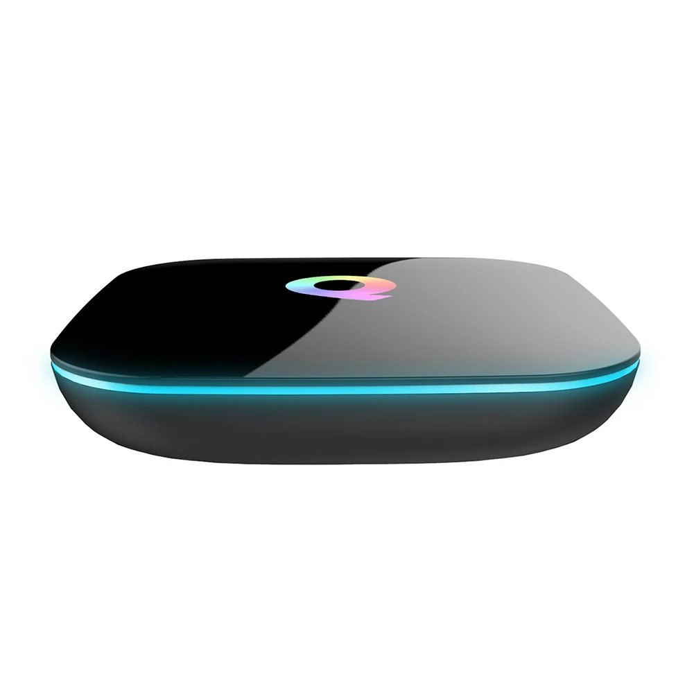 Q Box Android 6 0 блок для телевизора qbox приемник HD 2 Гб 16 rom Amlogic S905 телевизионная коробка