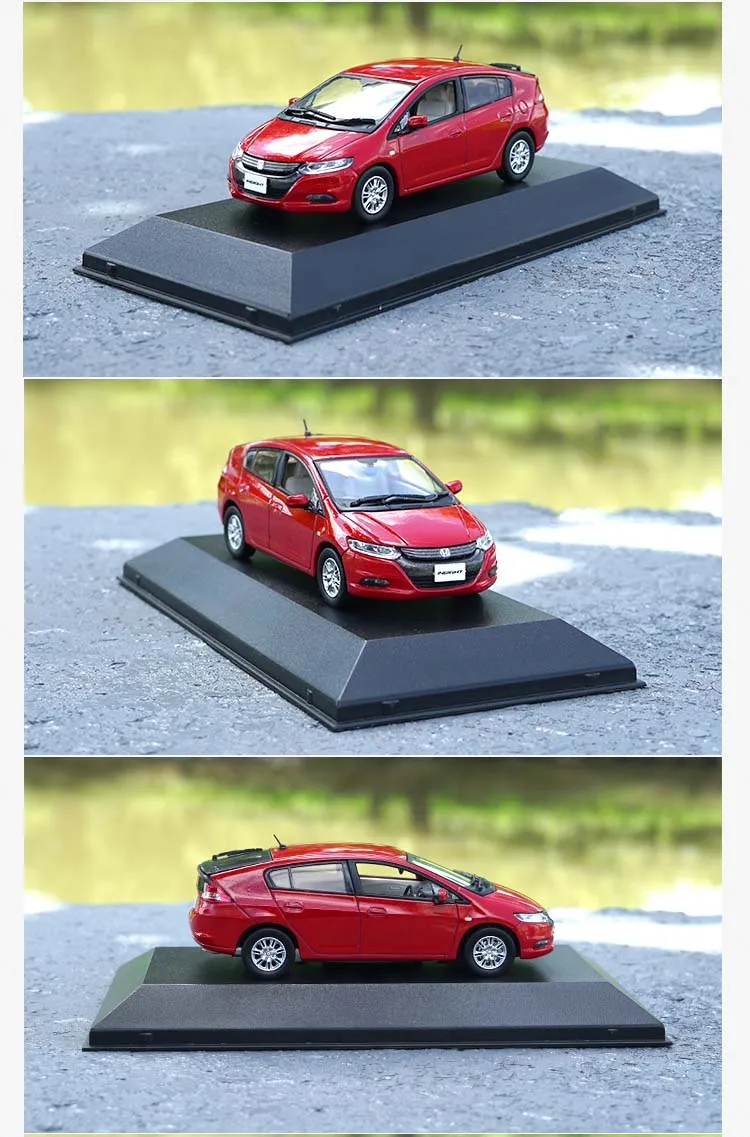 Высокая симитация 1:43 Масштаб сплава Модель автомобиля игрушка jколлекция Honda Insight 2010 Коллекция игрушечных автомобилей детские игрушки