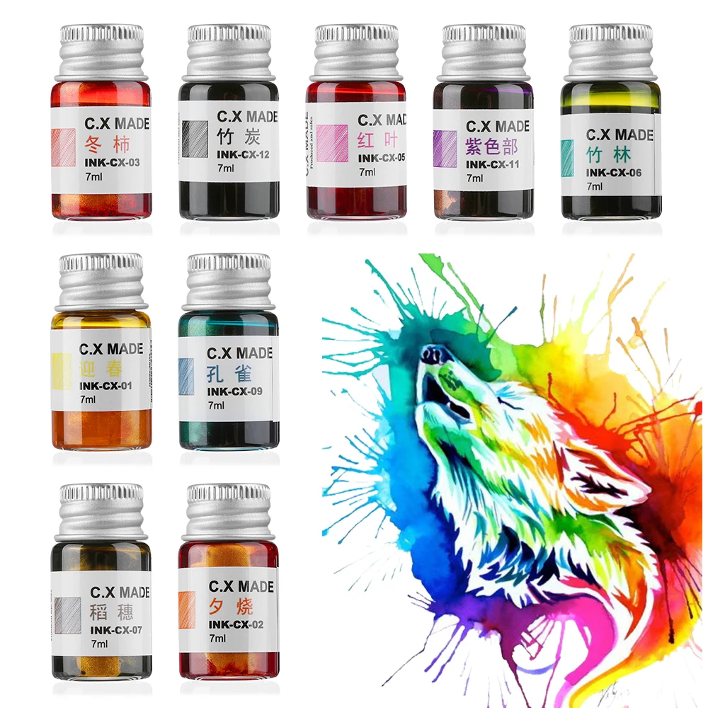 Перьевая ручка с гладкими чернилами для письма 1 шт. 7 мл 03914|Расходные материалы| |