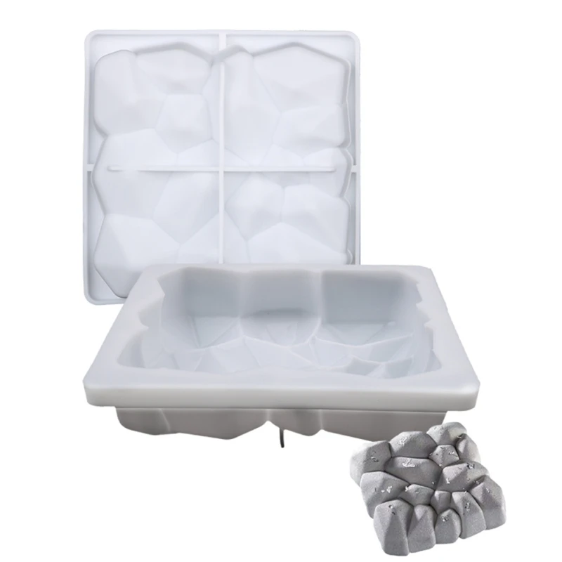 Мусс торт плесень рок цветок силиконовые формы для тортов мусс французская