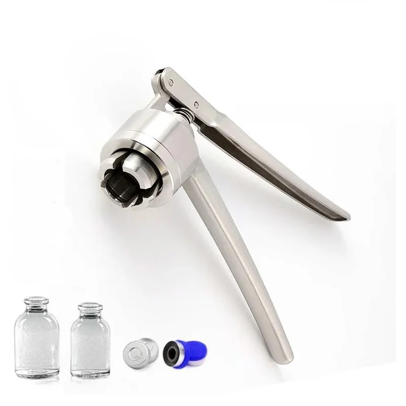 

vial bottle Manual capper Stainless steel sealing tools Capping forceps