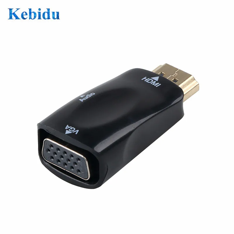 Конвертер Папа мама Kebidu с аудиокабелем для ПК планшета поддержка 1080P HDTV адаптер