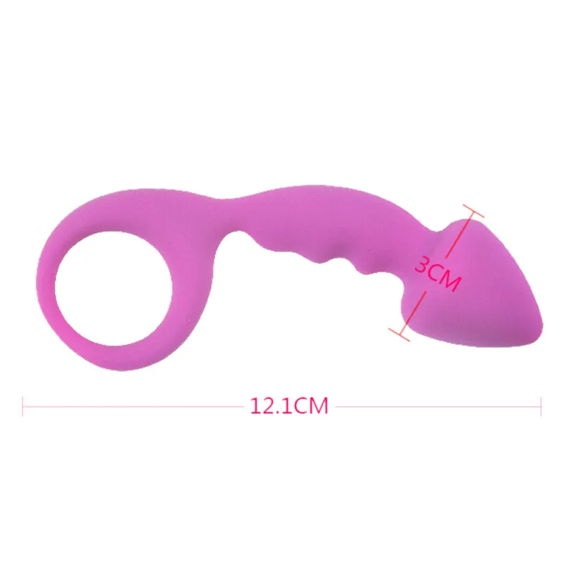 Анальные игрушки для взрослых эротические игры розовые силиконовые бусины