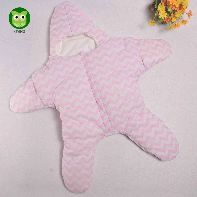 Детский спальный мешок в полоску из хлопка со звездами | Мать и ребенок