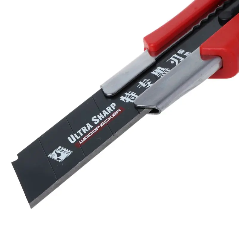 

OOTDTY 25mm Heavy Duty Large Size Utility Knife Auto Locked Blade Box Cutter Razor Snap Off Retractable Industrial