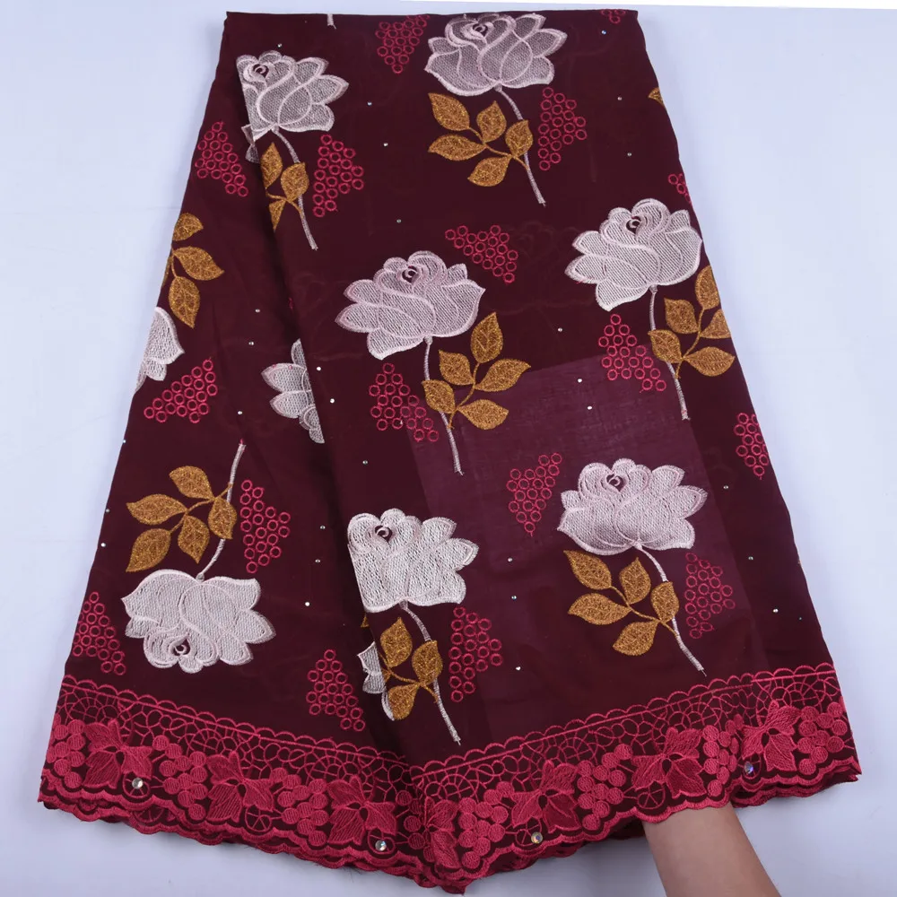 

Cotton lace fabric high quality Swiss gauze lace ribbon stone 2019 latest African lace fabric lace suitable for wedding dress