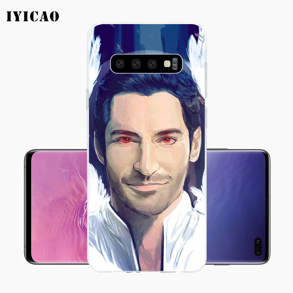 IYICAO Lucifer том Эллис ТВ шоу Мягкий силиконовый чехол для телефона Samsung Galaxy S10e S10 S9 S8