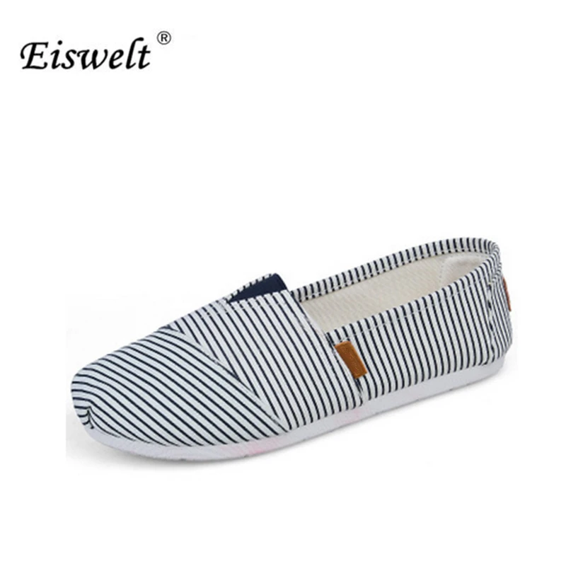 EISWELT/2017 г. комфортные женские туфли на плоской подошве Новое поступление весенние