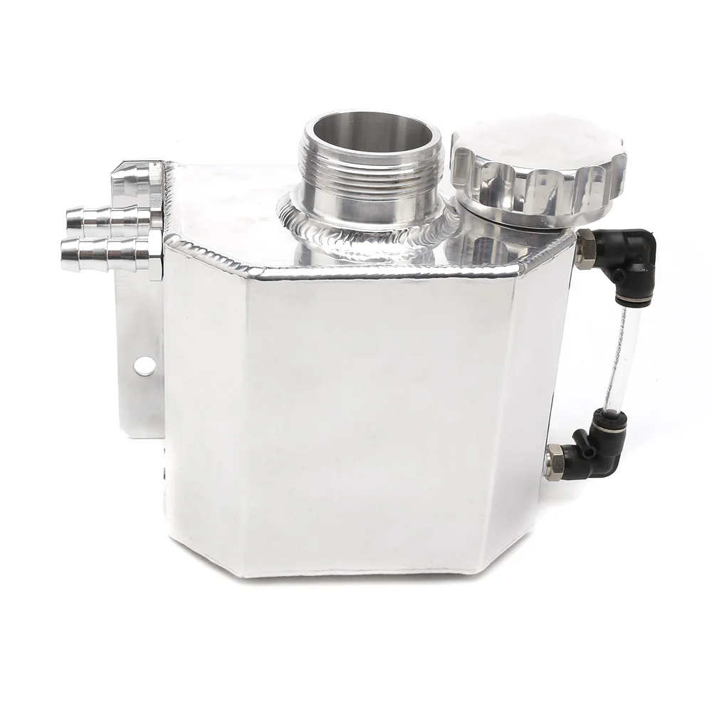 CNSPEED Универсальный сплав алюминия 1 л маслоуловитель двигателя бак дыхательный