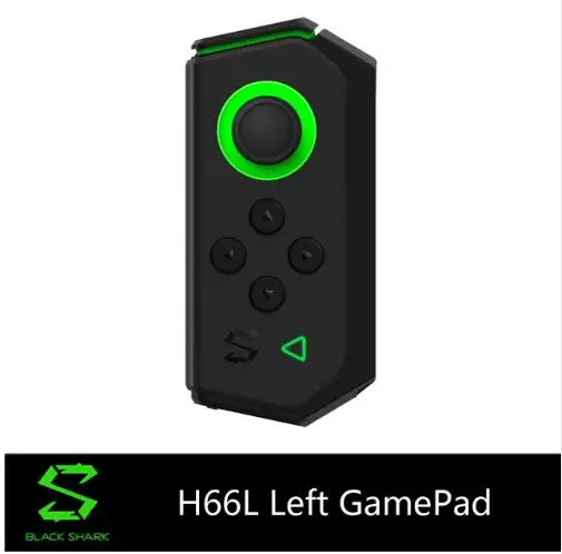 Left Gamepad (H66L) Официальный чехол Xiaomi Black Shark 2 Pro, охлаждающий задний чехол, чехол-бампер, Оригинальная Черная Акула 2, двойной рельсовый геймпад, джойстик - Цвет: Left Gamepad (H66L)