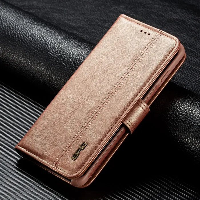 Rose Gold Для samsung Galaxy S9+ S10+ Note9 S10E бумажник флип кожаный съемный магнитный многофункциональный чехол - Цвет: Rose Gold