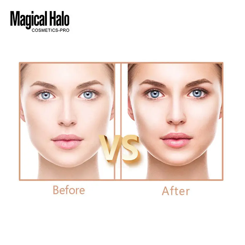 Волшебный ореол 2 цвета бриллиантовый макияж Бронзирующая пудра светящаяся