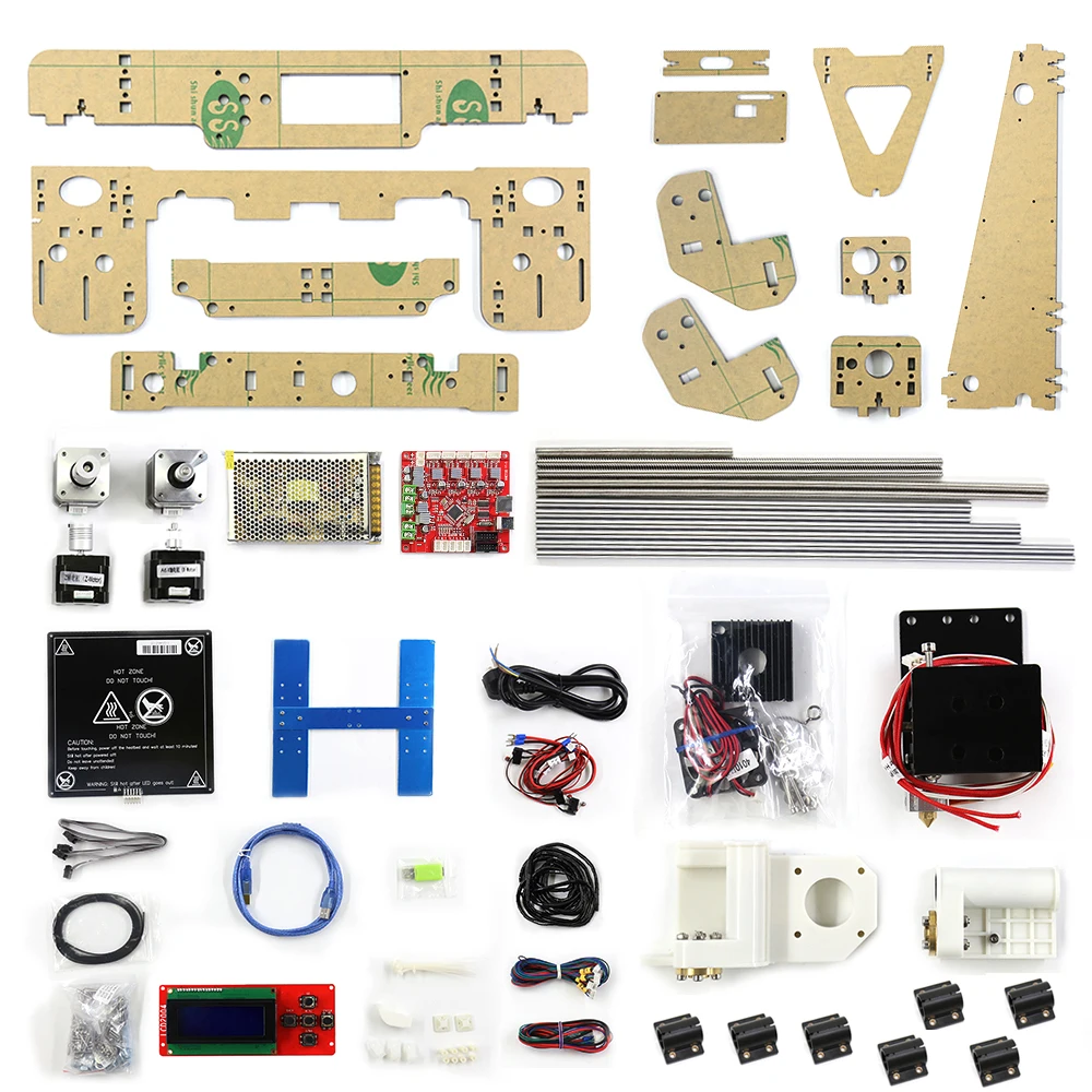 3d принтер Anet A8 Высокоточный настольный 3d принтер DIY наборы i3 MK8 экструдер насадка ЖК-экран с 8 Гб SD картой