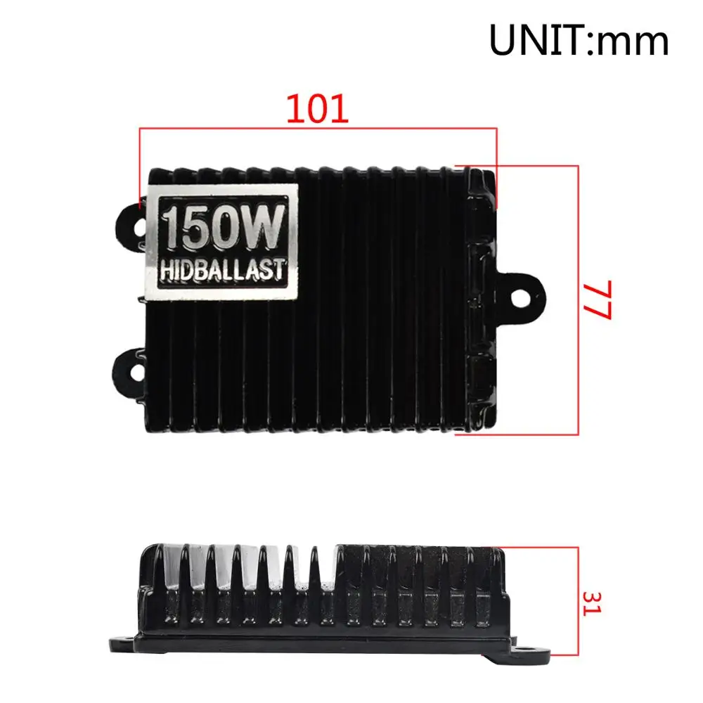 Taitian 2Pcs 12V 150W Xenon Kit ballast H1 headlight h4 hi lo super white H7 car light bulb H8 H9 H11 9005 HB3 9006 HB4 | Автомобили и
