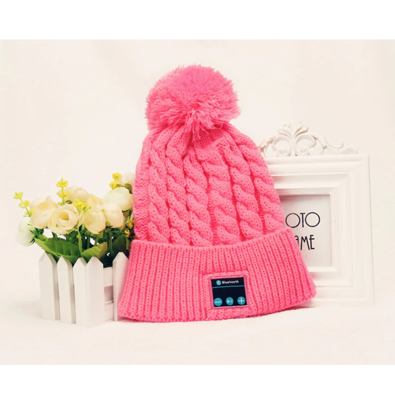 Подарок на Рождество! Новое поступление Bluetooth Шапка бини Кепки вязаная зимняя Magic
