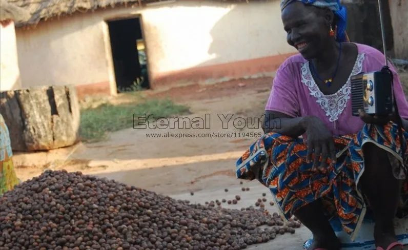 Нерафинированное масло ши 1 кг Африка Гана натуральная 1000 г для тела ручной