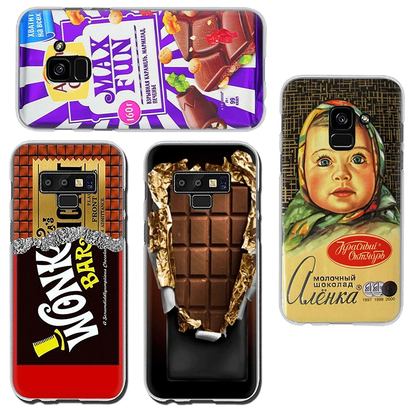 Аленка бар с изображением шоколада wonka жесткий чехол для телефона для samsung A5 A7 A9 A6 A8 плюс A10s 20С 30С 40С с 50s 60 70
