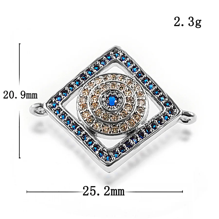 Ювелирные соединители ручной работы Hamsa Hand Evil Eye Charm аксессуары Принадлежности