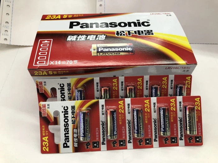 200 шт./лот новый оригинальный аккумулятор для Panasonic ультращелочные батареи 12 В A23