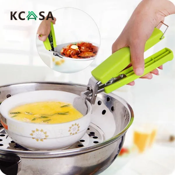 KCASA Нержавеющая сталь Scald жаростойкого сопротивление держатель тарелки клипсы зажим для Кухня Выпечка инструменты Гаджеты