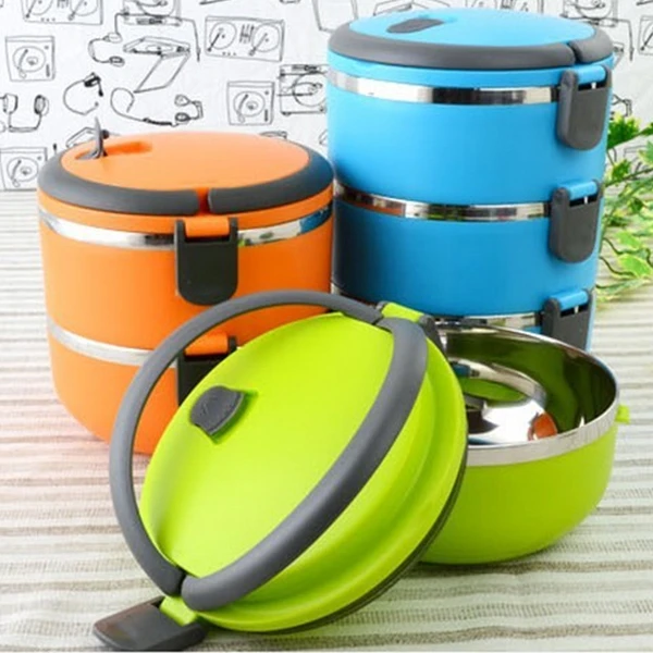Портативный японский термос Bento Box из нержавеющей стали с ручкой|bowl steel|dinnerwaredinnerware