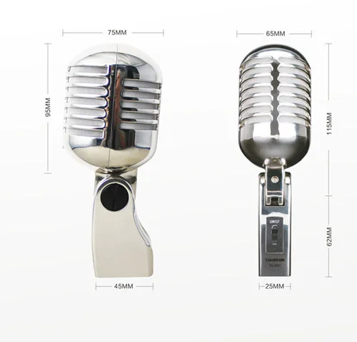 Оригинальный Takstar TA 55D динамический классический микрофон гиперкардиод Ретро