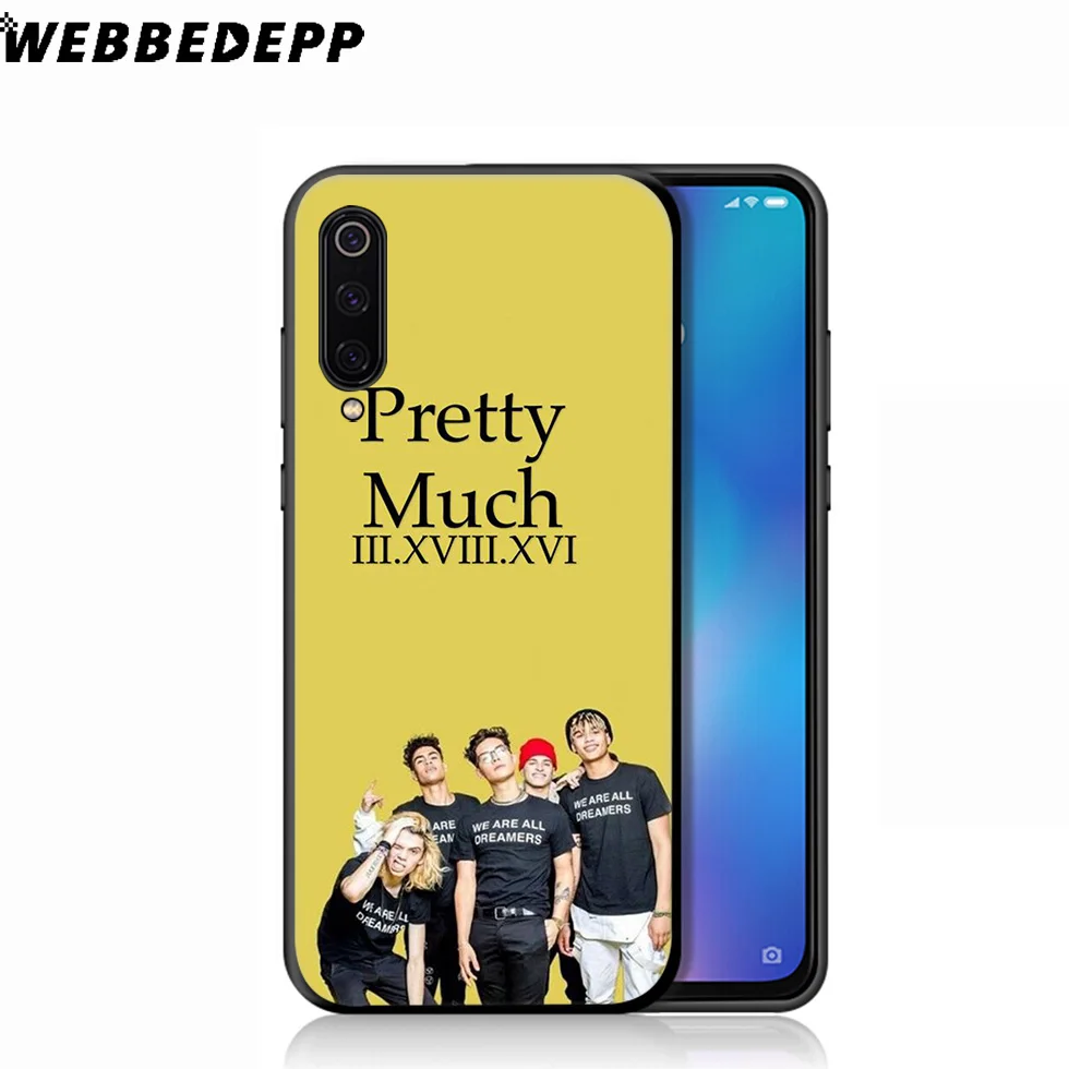 WEBBEDEPP PRETTYMUCH Band Soft Case for Xiaomi Mi 9T 9 8 SE 6 A1 A2 A3 Lite MiA1 MiA2 MiA3 F1 MAX 3 Mi8 CC9E CC9 |