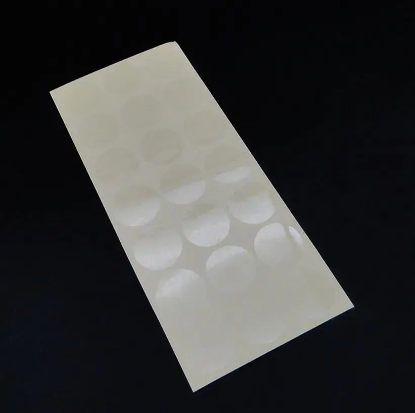Заводские этикетки прозрачная обувь из ПВХ круг запечатывания Label1000pcs/Лот 16 mmclear