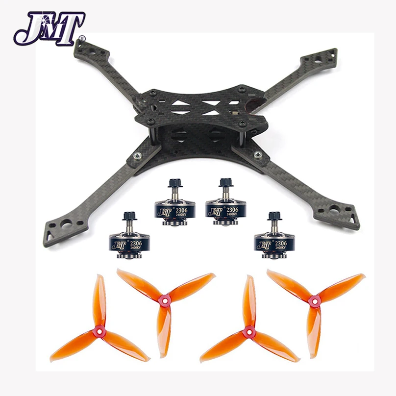 JMT 220 мм DIY FPV аксессуары для гоночного дрона Combo FX220mm/220MM Frame Kit 5152S CW CCW Props 2306-2400KV 3-4S