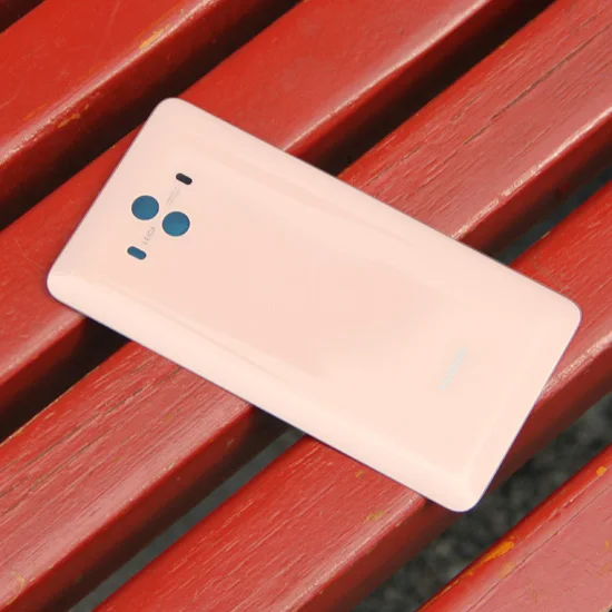 Pink Стеклянный чехол для huawei, задняя крышка для huawei mate 10 mate 10, задняя крышка для задней двери, Защитные чехлы для телефонов - Цвет: Pink