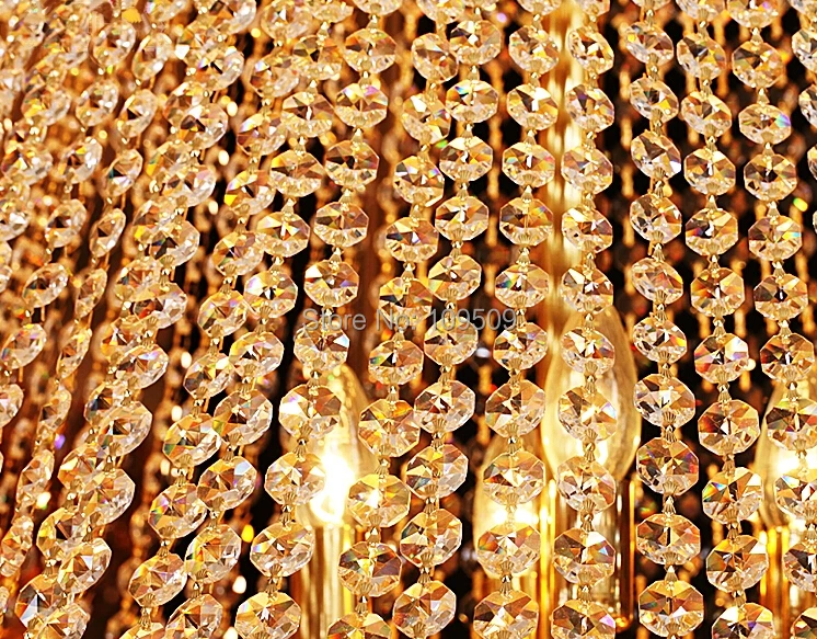 Бесплатная доставка 20 м прозрачная Хрустальная Новая Люстра Свадебная лампа из