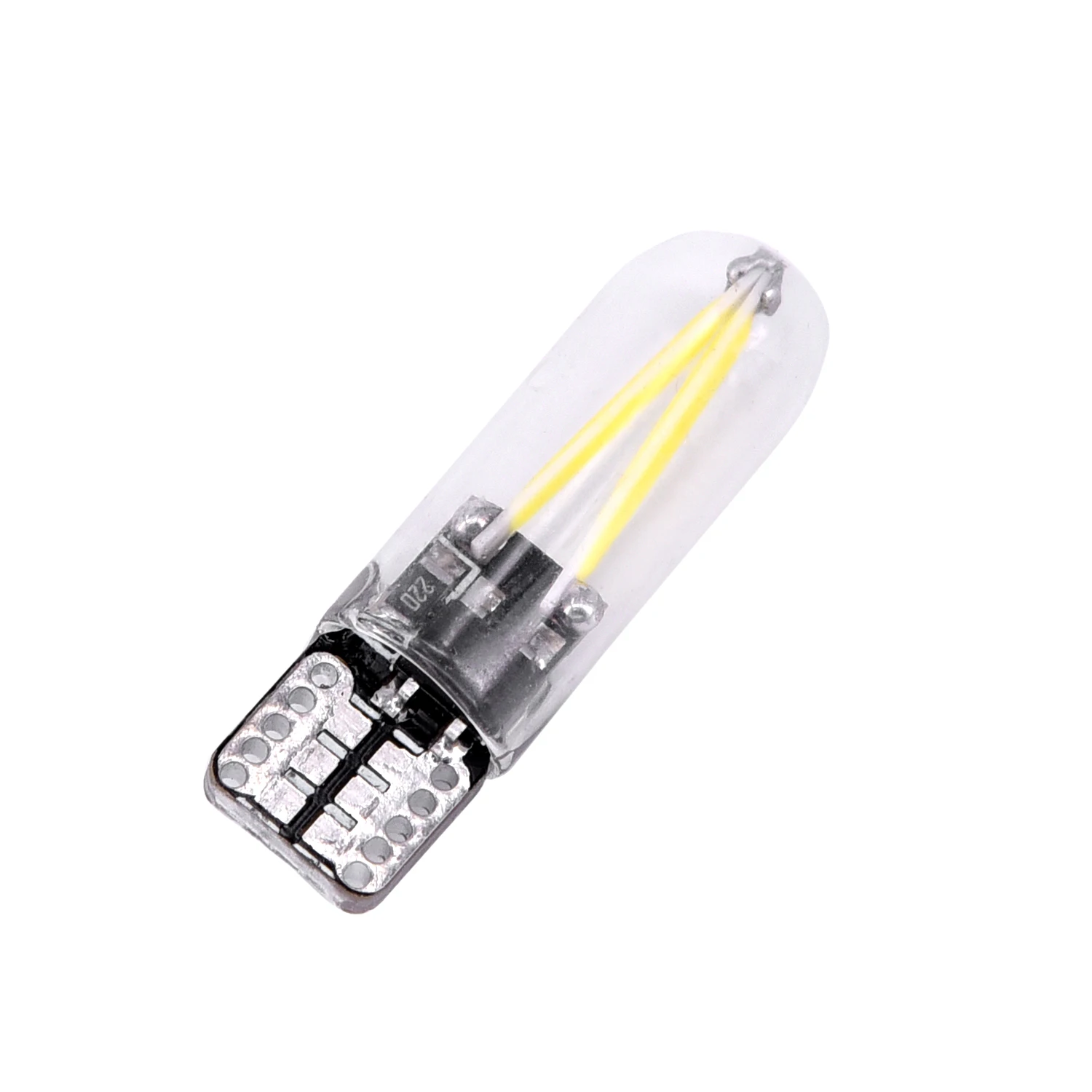 2 шт. 3 Вт AC/Dc 12 v-24 v T10 194 168 W5W LED автомобиль Стекло Подсветка регистрационного номера лампы белого цвета