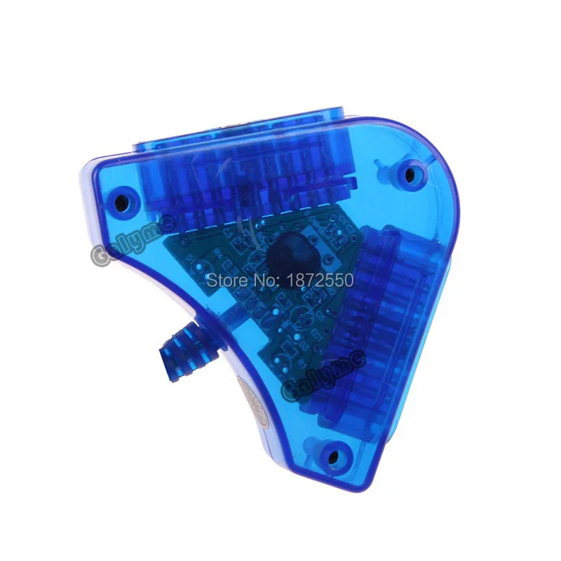 Горячая Распродажа Голубой Цвет игра двойной USB плеер адаптер конвертер кабель