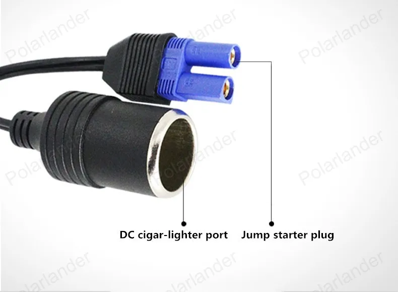 Кабель адаптер Автомобильное jumpstarter 12 В DC EC5 очередь прикуривателя Универсальный