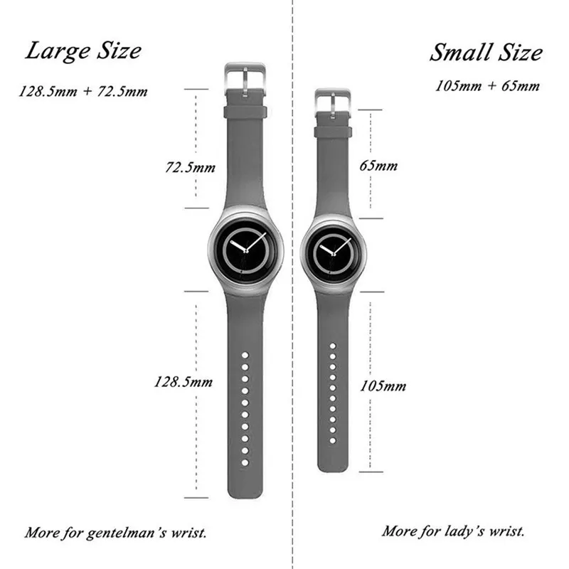 OSRUI спортивный ремешок для samsung Galaxy gear S2 band R720 R730 Смарт-часы силиконовый браслет на запястье correa ремешок для часов