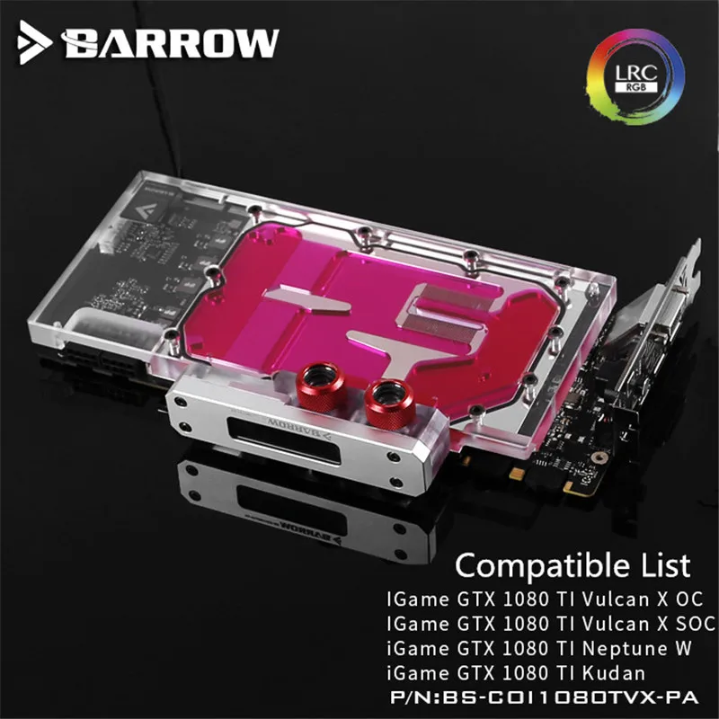 BS-COI1080TVX-PA Graphis карты полный охват Barrow gpu кулер для Красочные IGame1080TI вулкан X OC GPU