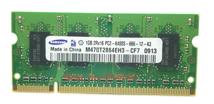 Ноутбук Samsung Память 1 Гб 2 Гб DDR2 533 667 800 МГц PC2-4200 5300 6400 ноутбук оперативная память 800 6400S 2G 200-pin
