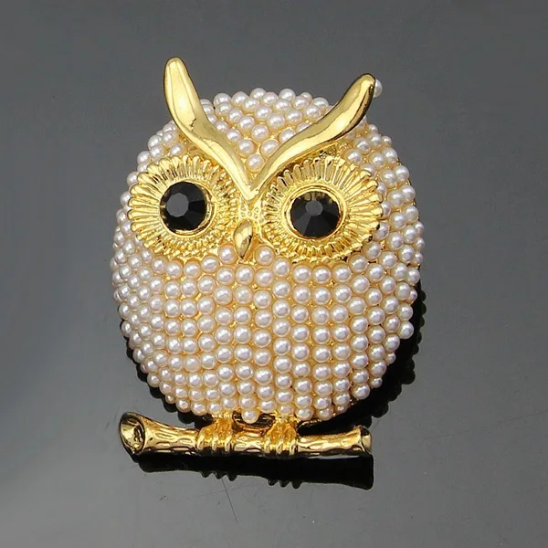 OneckOha полный бисер сова броши аксессуары для одежды милые ювелирные изделия|owl