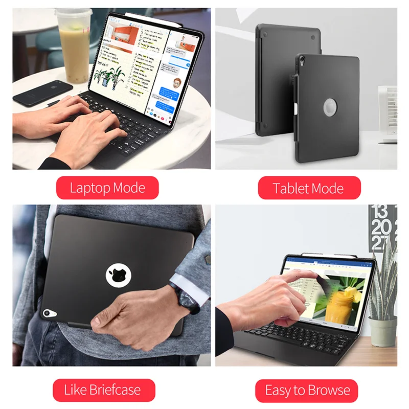 Dux Ducis Bluetooth беспроводная клавиатура-чехол для Apple Ipad Pro 12,9 Смарт откидная крышка для Ipad Pro 12,9 чехол