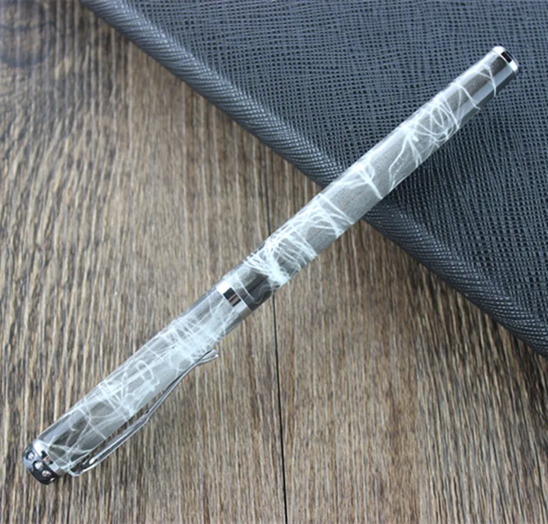 Jinhao 301 Роскошная Алмазная ручка 0 38 мм перьевая металлическая пишущие ручки