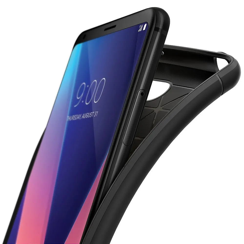 Ringke Air LG V30 чехол матовый металлический дизайн гибкий и тонкая отделка прочные