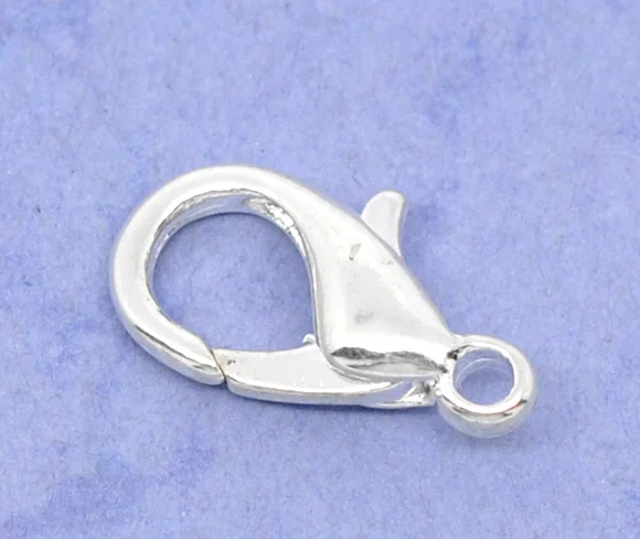 Серебряные украшения DoreenBeads Lobster застежки 14х8 мм 5 шт.|lobster clasp|silver lobster claspclasp |