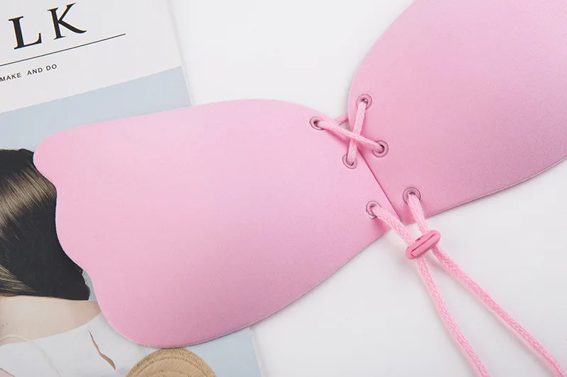 Самоклеящийся бюстгальтер невидимый Регулируемый бесшовный однотонный без