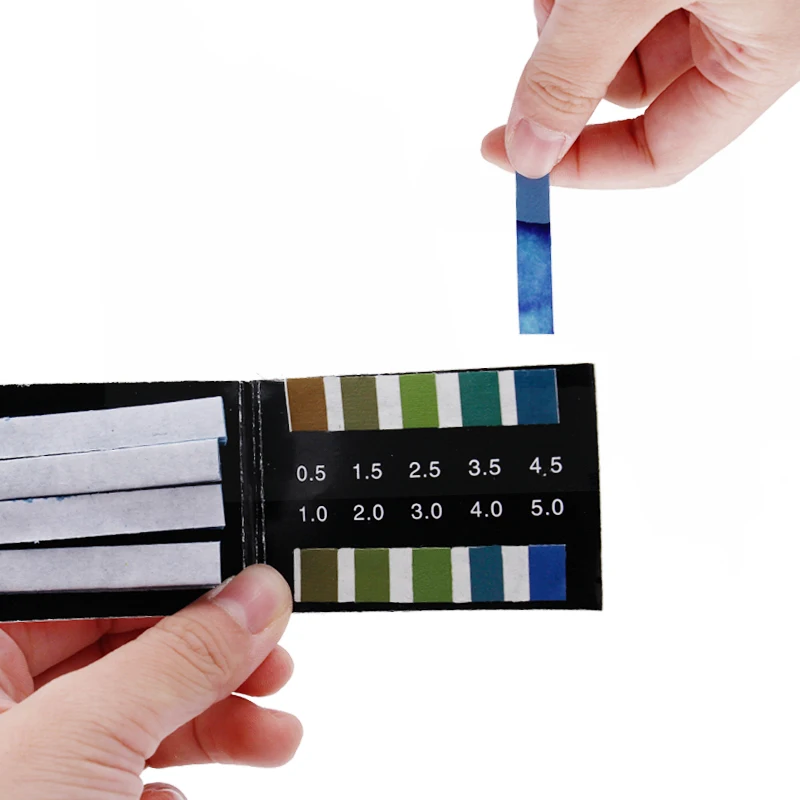 

100pcs/lot Accurate Strips Range 0.5-5.0 PH Alkaline Indicator Papers Water Litmus Testing 30%off
